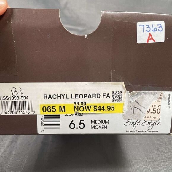 SoftStyle 6.5 Rachyl Leopard Heel - Picture 4 of 4